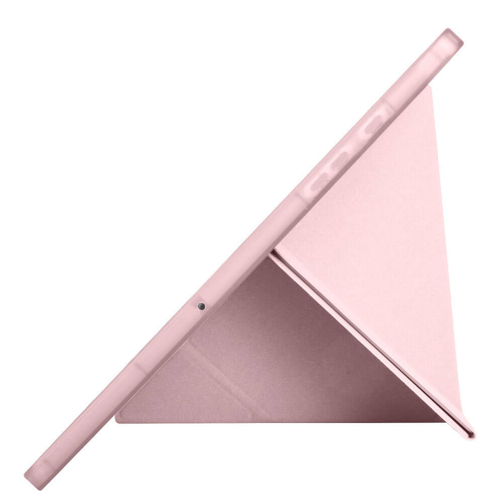 Galaxy Tab A9 Kılıf Zore Tri Folding Kalem Bölmeli Standlı Kılıf Siyah