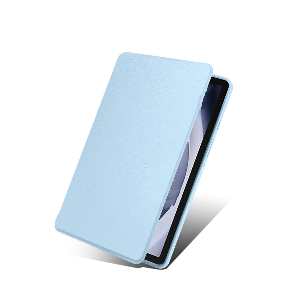 Galaxy Tab A9 Plus Kılıf Zore Termik Kalem Bölmeli Dönebilen Standlı Kılıf Koyu Yeşil