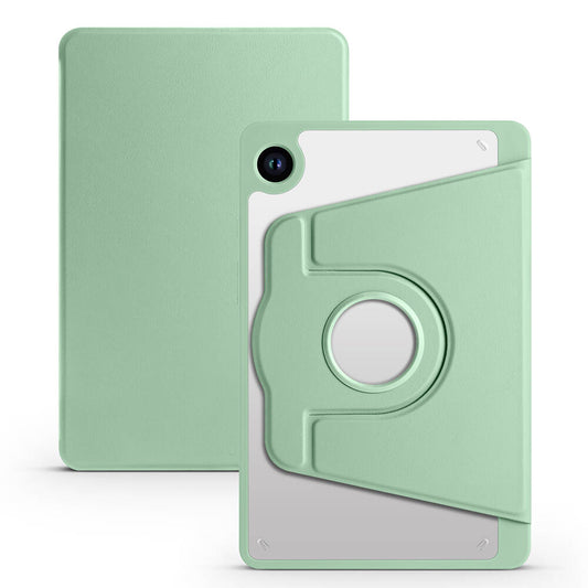 Galaxy Tab A9 Plus Kılıf Zore Termik Kalem Bölmeli Dönebilen Standlı Kılıf Açık Yeşil