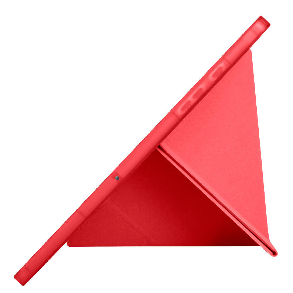 Galaxy Tab A9 Plus Kılıf Zore Tri Folding Kalem Bölmeli Standlı Kılıf Mor