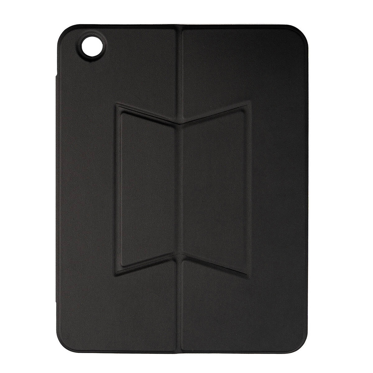 Galaxy Tab A9 Plus Zore Border Keyboard Bluetooh Bağlantılı Standlı Klavyeli Tablet Kılıfı Siyah