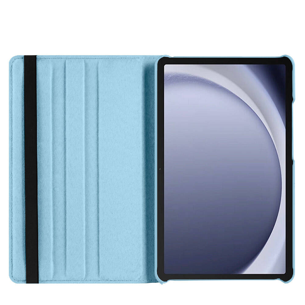 Galaxy Tab A9 Plus Zore Dönebilen Standlı Kılıf Kırmızı