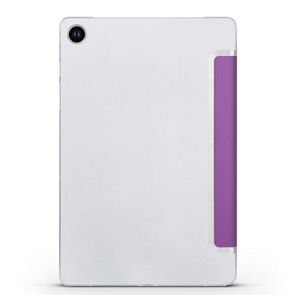 Galaxy Tab A9 Plus Zore Smart Cover Standlı 1-1 Kılıf Mor