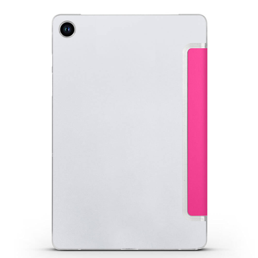 Galaxy Tab A9 Plus Zore Smart Cover Standlı 1-1 Kılıf Kırmızı