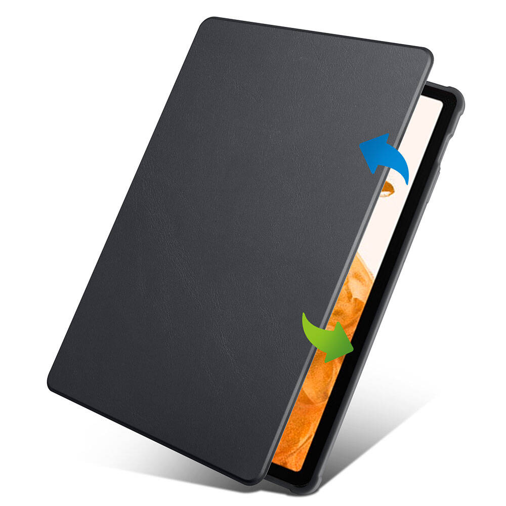 Galaxy Tab S10 Plus Kılıf Zore Termik Kalem Bölmeli Dönebilen Standlı Kılıf Pembe