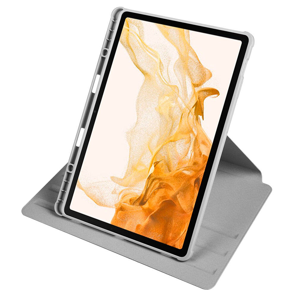 Galaxy Tab S10 Plus Kılıf Zore Termik Kalem Bölmeli Dönebilen Standlı Kılıf Koyu Yeşil