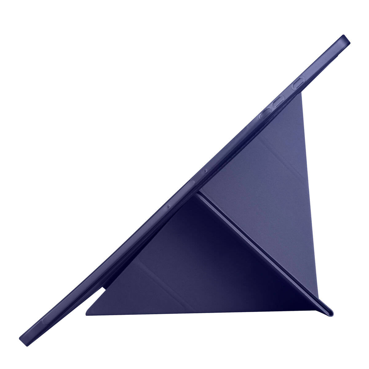 Galaxy Tab S10 Ultra Kılıf Zore Tri Folding Kalem Bölmeli Standlı Kılıf Mavi