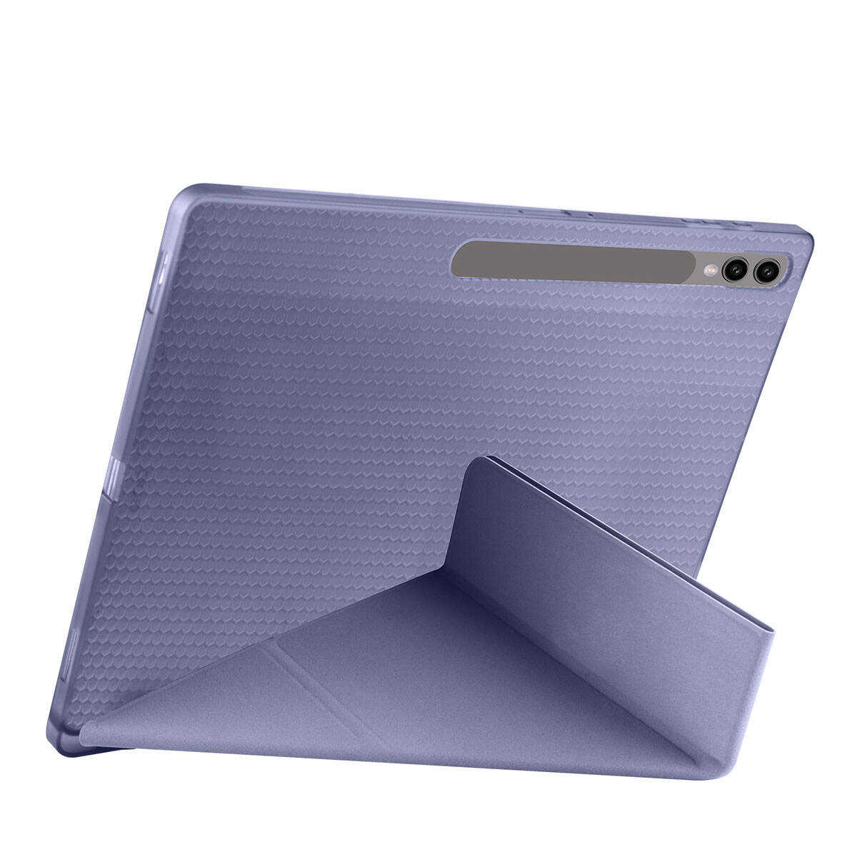 Galaxy Tab S10 Ultra Kılıf Zore Tri Folding Kalem Bölmeli Standlı Kılıf Koyu Yeşil