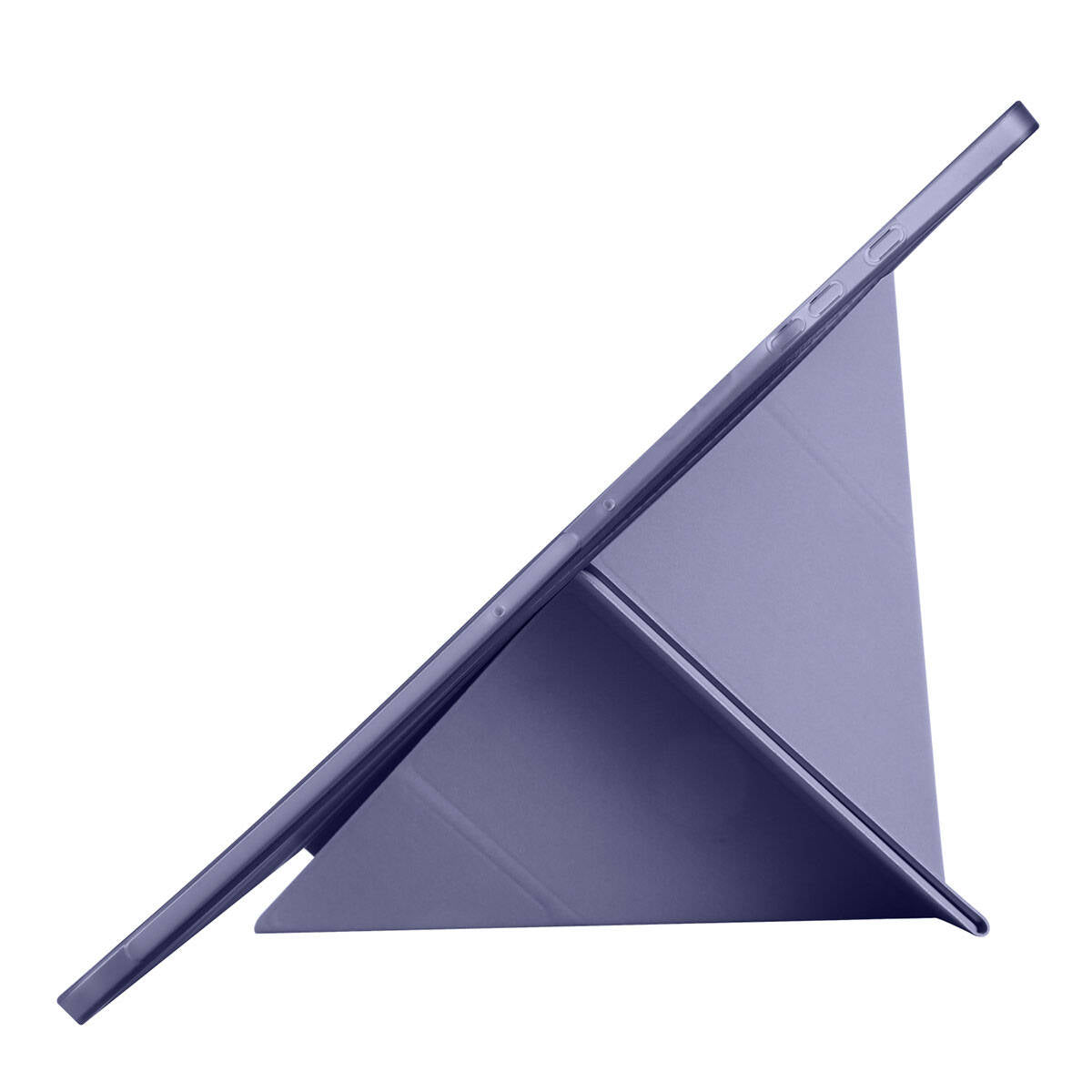 Galaxy Tab S10 Ultra Kılıf Zore Tri Folding Kalem Bölmeli Standlı Kılıf Mor