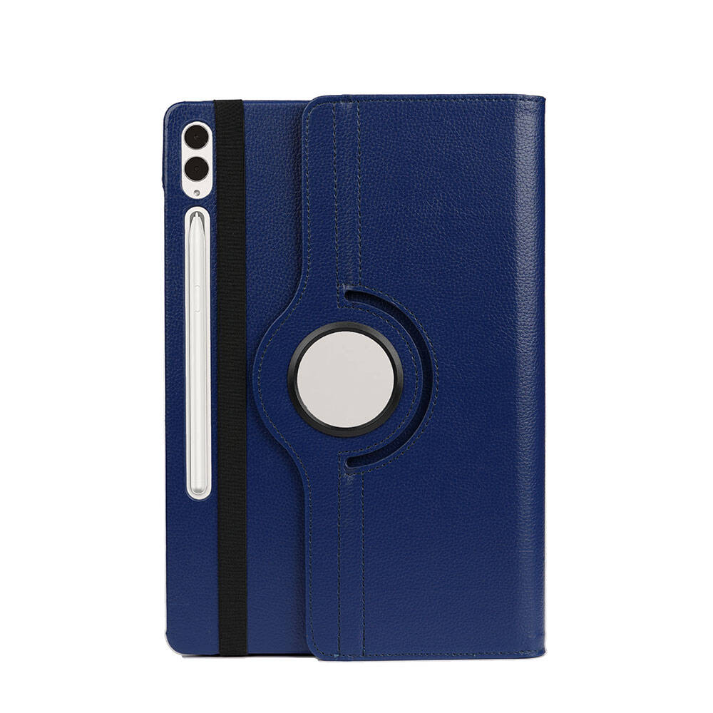 Galaxy Tab S9 FE Plus Zore Dönebilen Standlı Kılıf Kırmızı