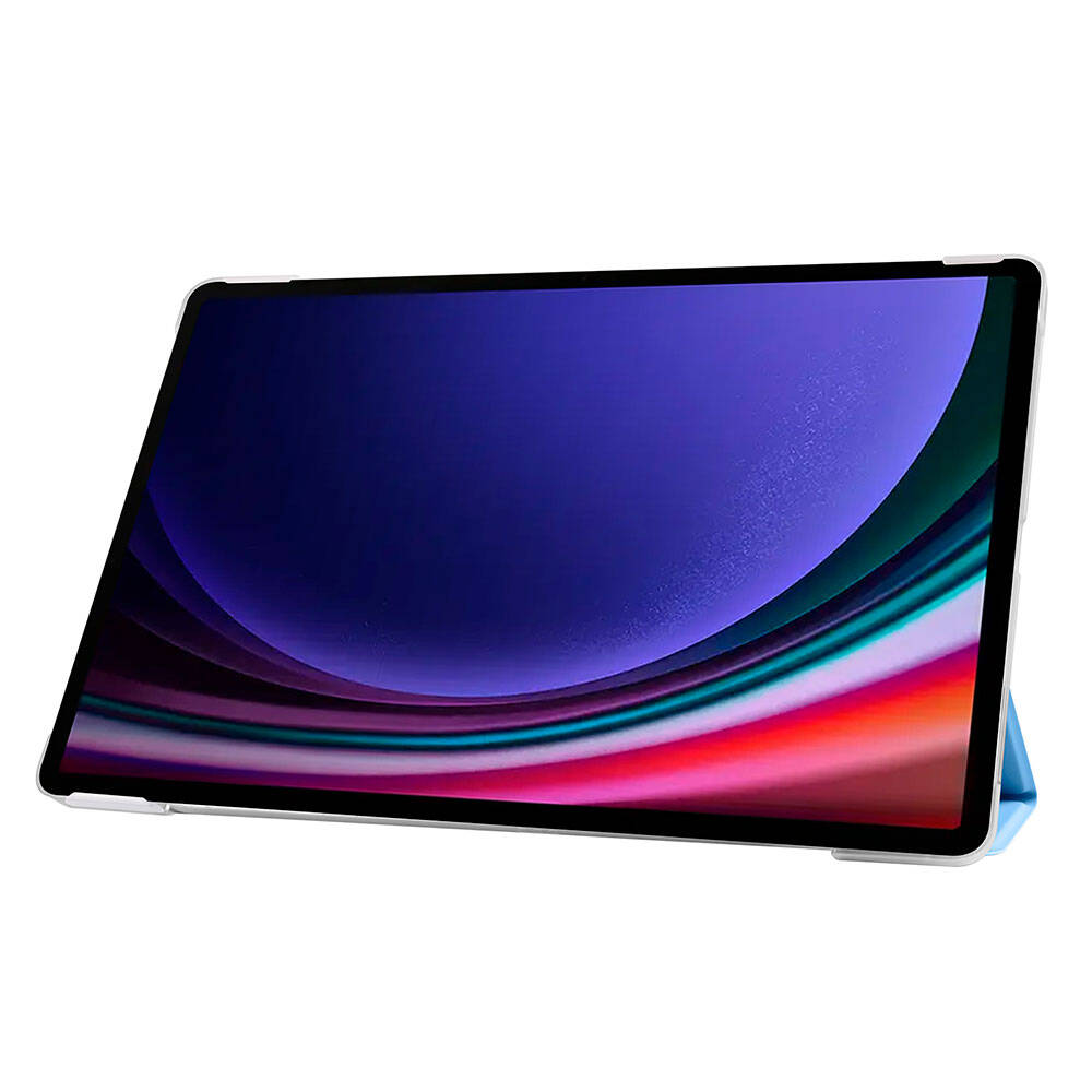 Galaxy Tab S9 FE Plus Zore Smart Cover Standlı 1-1 Kılıf Lacivert