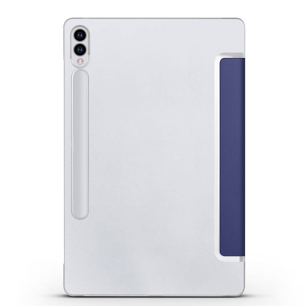 Galaxy Tab S9 FE Plus Zore Smart Cover Standlı 1-1 Kılıf Rose Gold