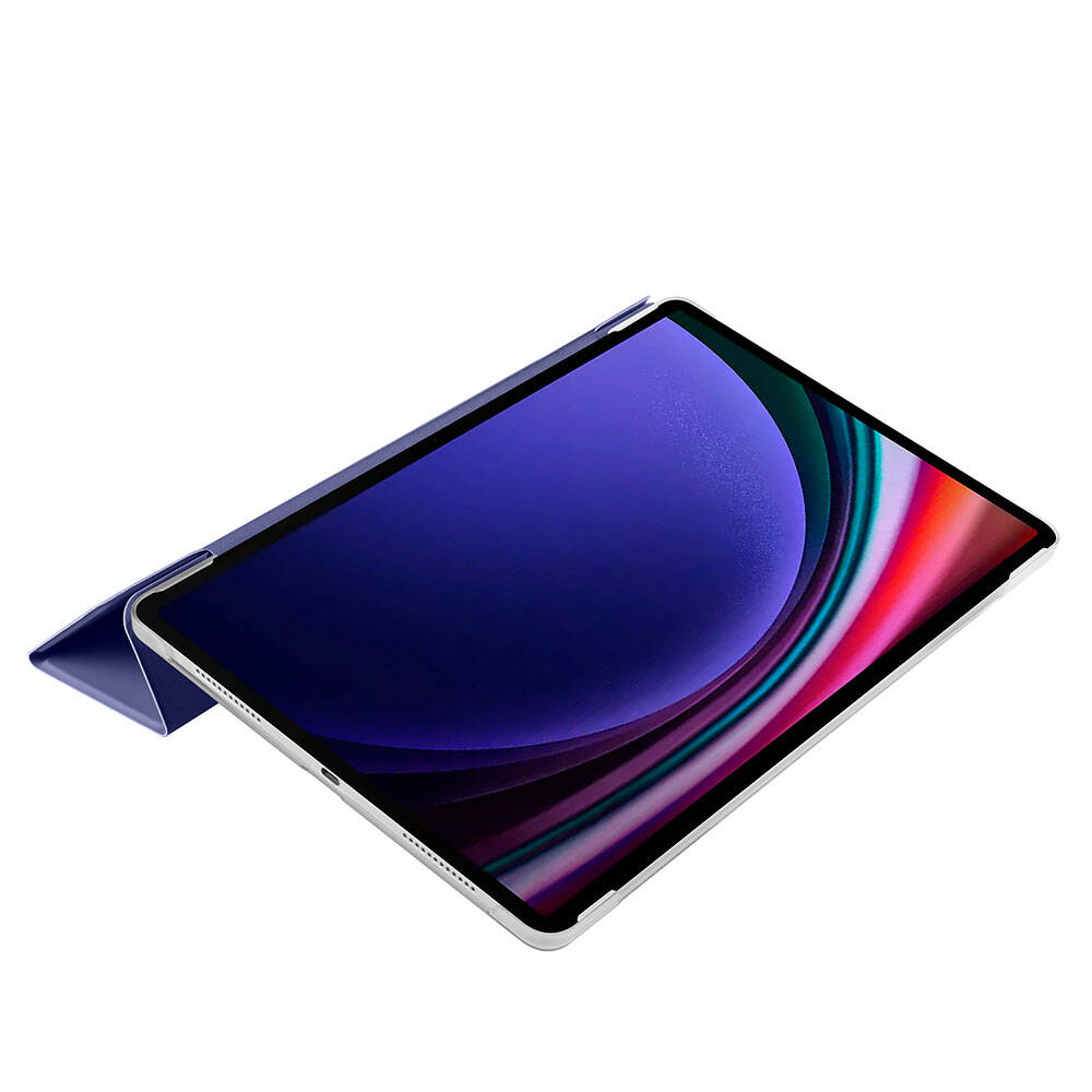 Galaxy Tab S9 FE Plus Zore Smart Cover Standlı 1-1 Kılıf Kırmızı