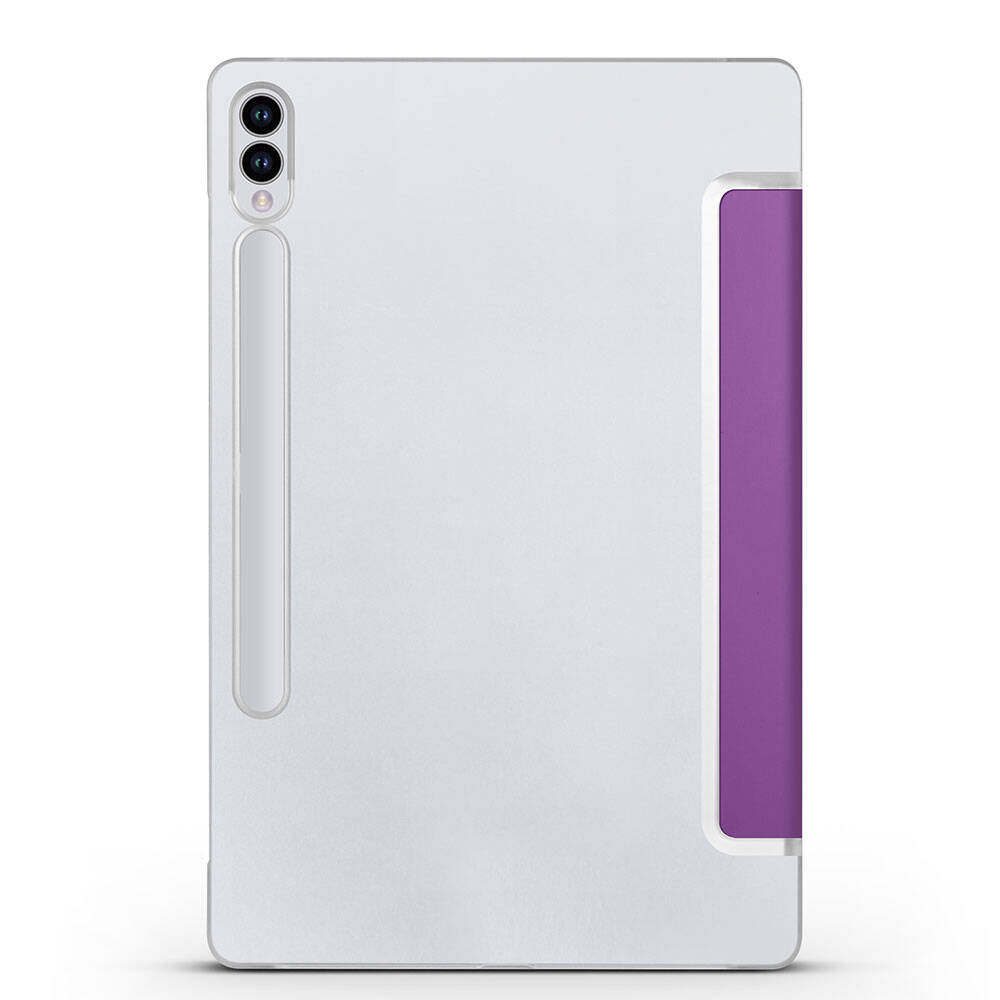 Galaxy Tab S9 FE Plus Zore Smart Cover Standlı 1-1 Kılıf Siyah