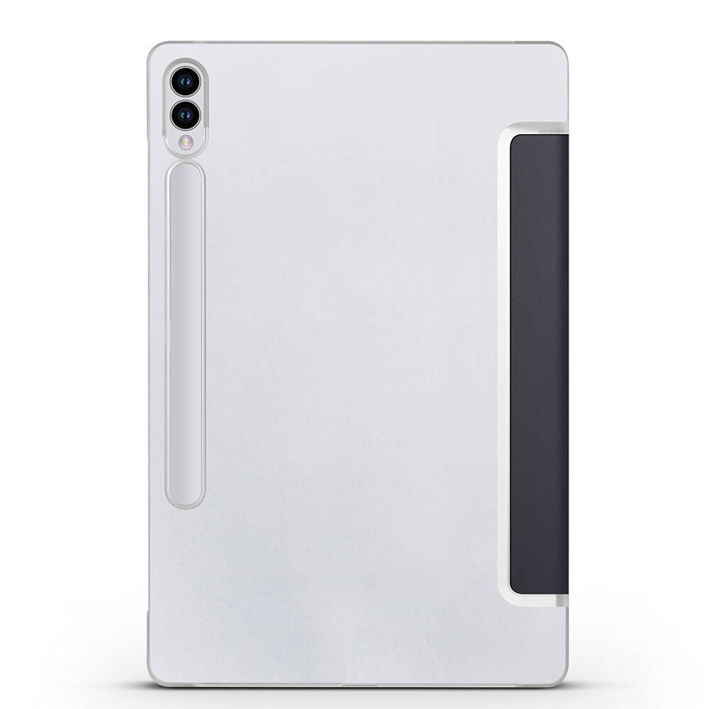 Galaxy Tab S9 FE Plus Zore Smart Cover Standlı 1-1 Kılıf Siyah