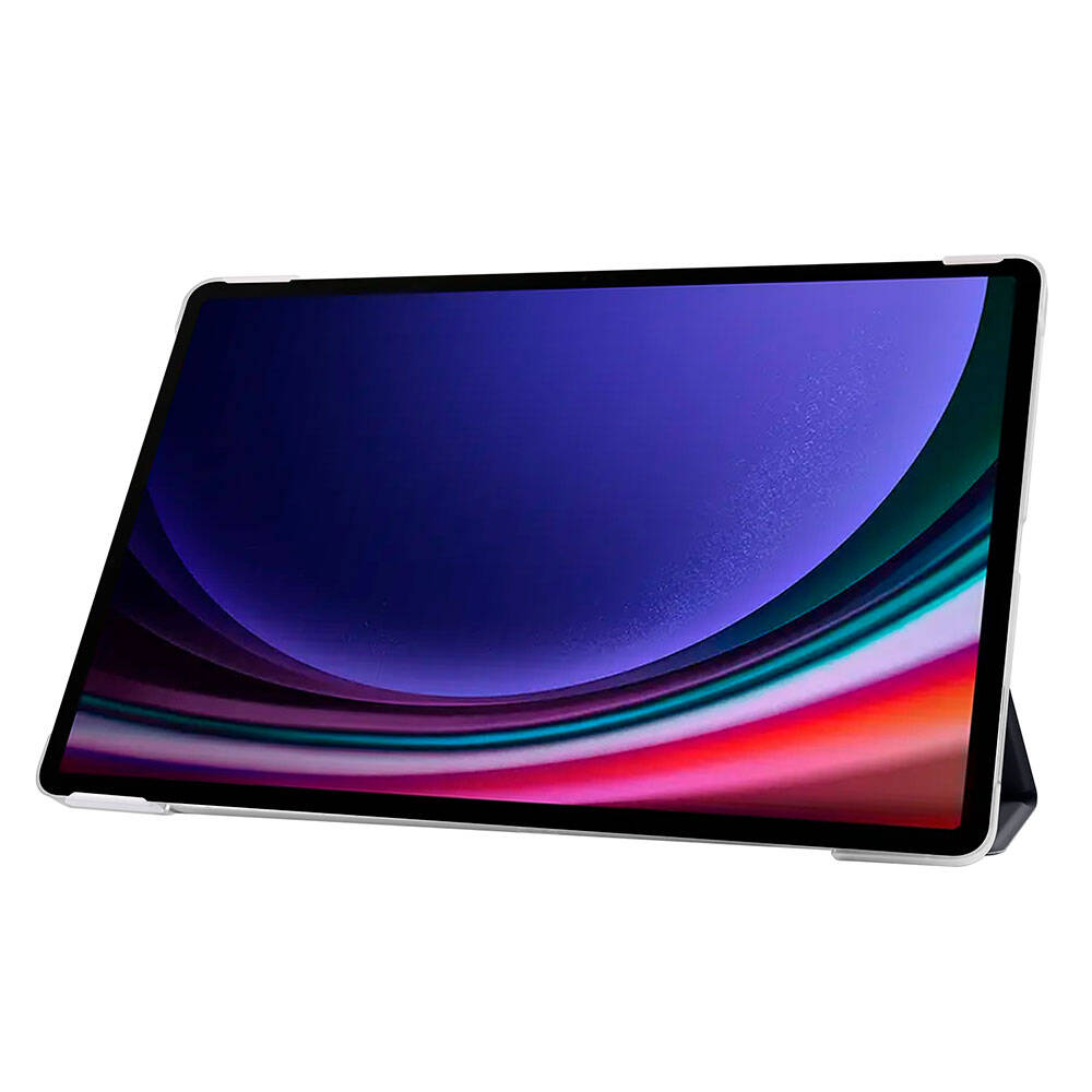 Galaxy Tab S9 FE Plus Zore Smart Cover Standlı 1-1 Kılıf Lacivert