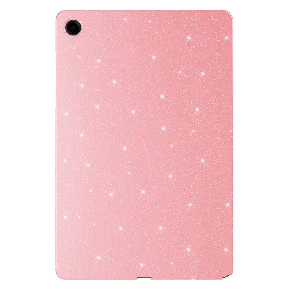 Galaxy Tab S9 FE Simli Parlak Görünümlü Zore Tablet Koton Kılıf Lila