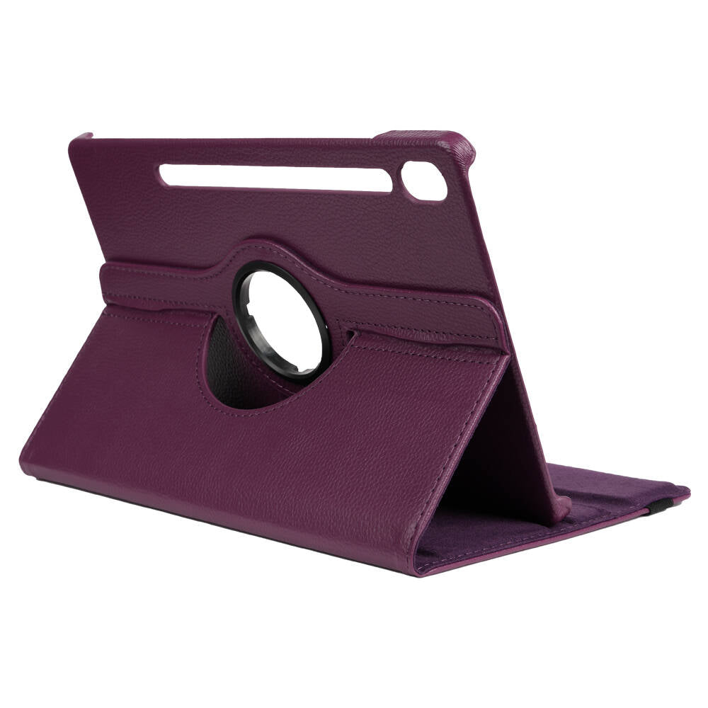 Galaxy Tab S9 FE Zore Dönebilen Standlı Kılıf Mor