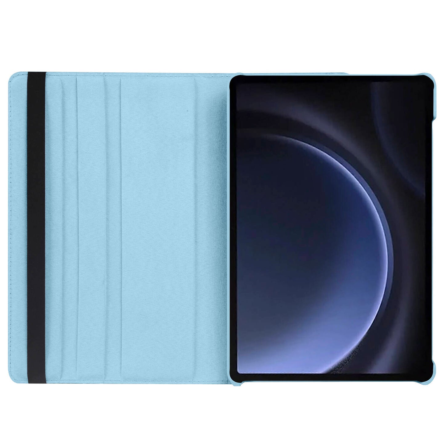 Galaxy Tab S9 FE Zore Dönebilen Standlı Kılıf Lacivert