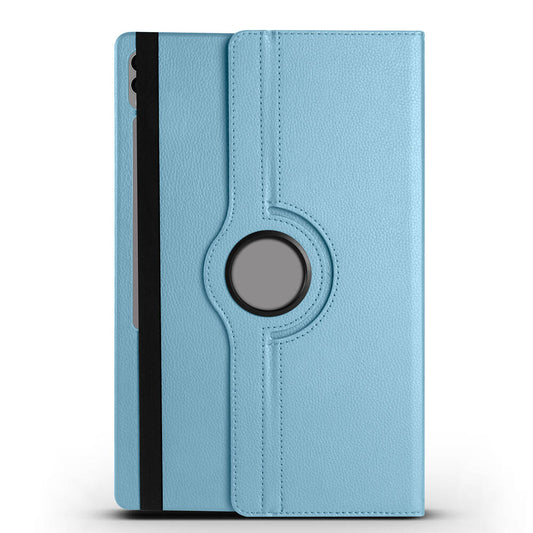 Galaxy Tab S9 Ultra SM-X910 Zore Dönebilen Standlı Kılıf Mavi