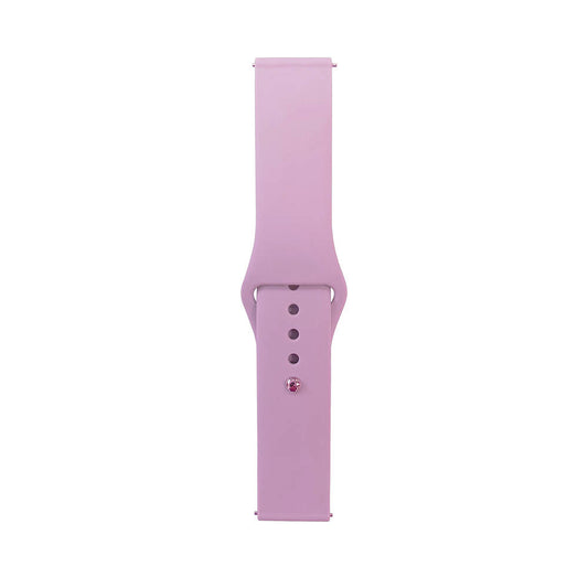 Galaxy Watch 42mm Band Serisi 20mm Klasik Kordon Silikon Strap Kayış Mor