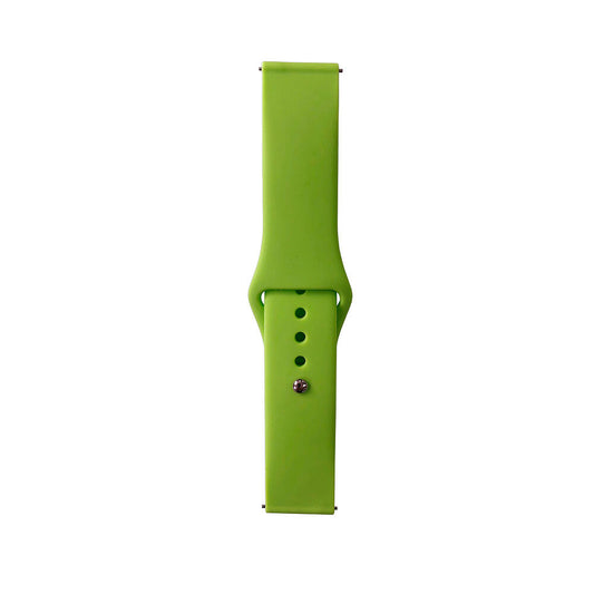 Galaxy Watch 42mm Band Serisi 20mm Klasik Kordon Silikon Strap Kayış Yeşil