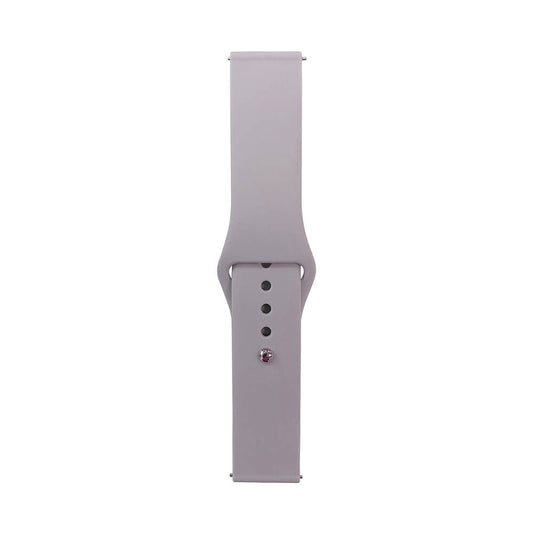 Galaxy Watch 42mm Band Serisi 20mm Klasik Kordon Silikon Strap Kayış Cloud Gray