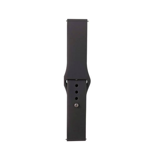 Galaxy Watch 42mm Band Serisi 20mm Klasik Kordon Silikon Strap Kayış Gri