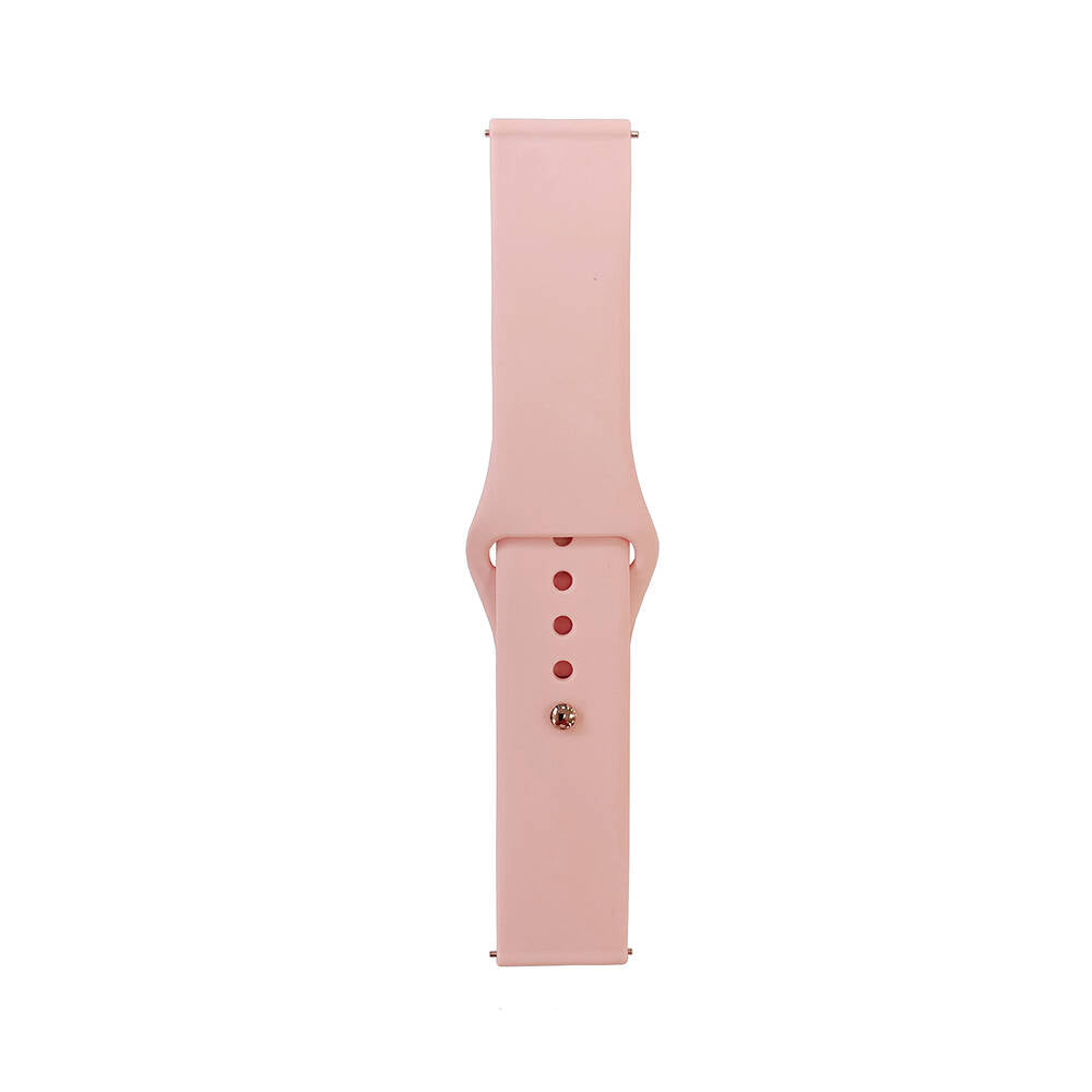 Galaxy Watch 42mm Band Serisi 20mm Klasik Kordon Silikon Strap Kayış Grass Green