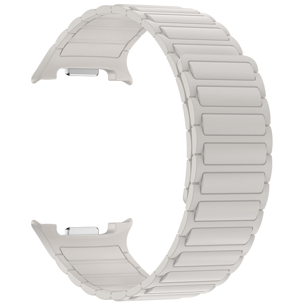 Galaxy Watch 8 Zore KRD-146 Silikon Kordon Strap Kayış Yeşil-Starlight