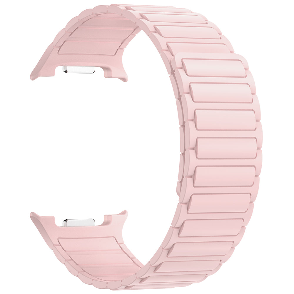 Galaxy Watch 8 Zore KRD-146 Silikon Kordon Strap Kayış Gri-Turuncu