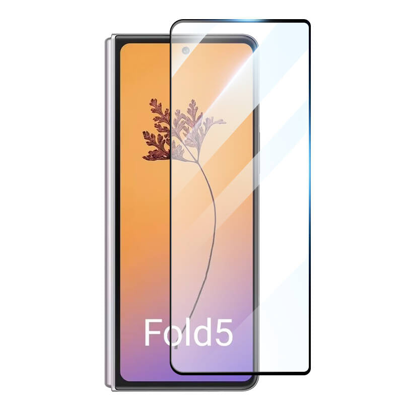 Galaxy Z Fold 5 Zore Etnaa Cam Ekran Koruyucu Siyah