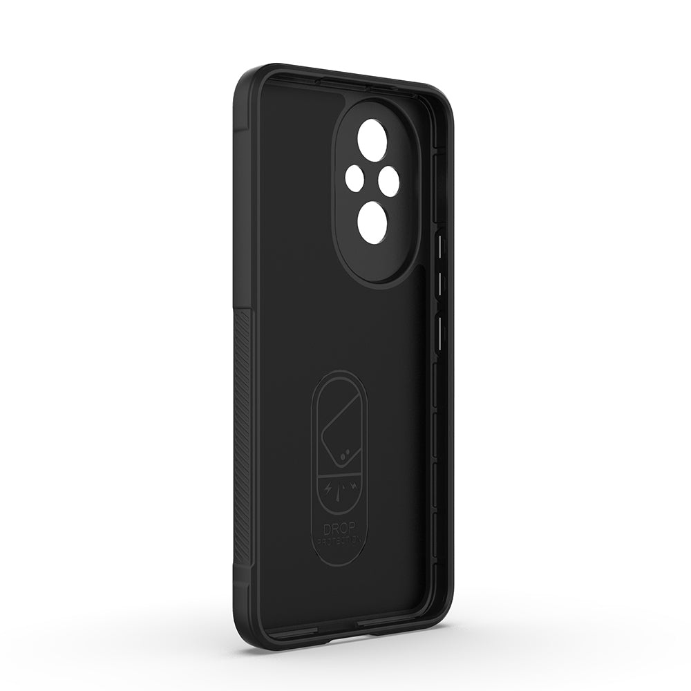 Honor 200 Kılıf Esnek TPU Oyuklu Arka Yüzey Tasarımlı Zore Etnik Silikon Kapak Lacivert