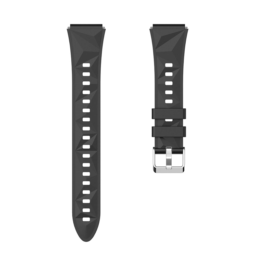 Huawei Watch GT5 Pro 42mm Zore KRD-129 Silikon Kordon Strap Kayış Beyaz