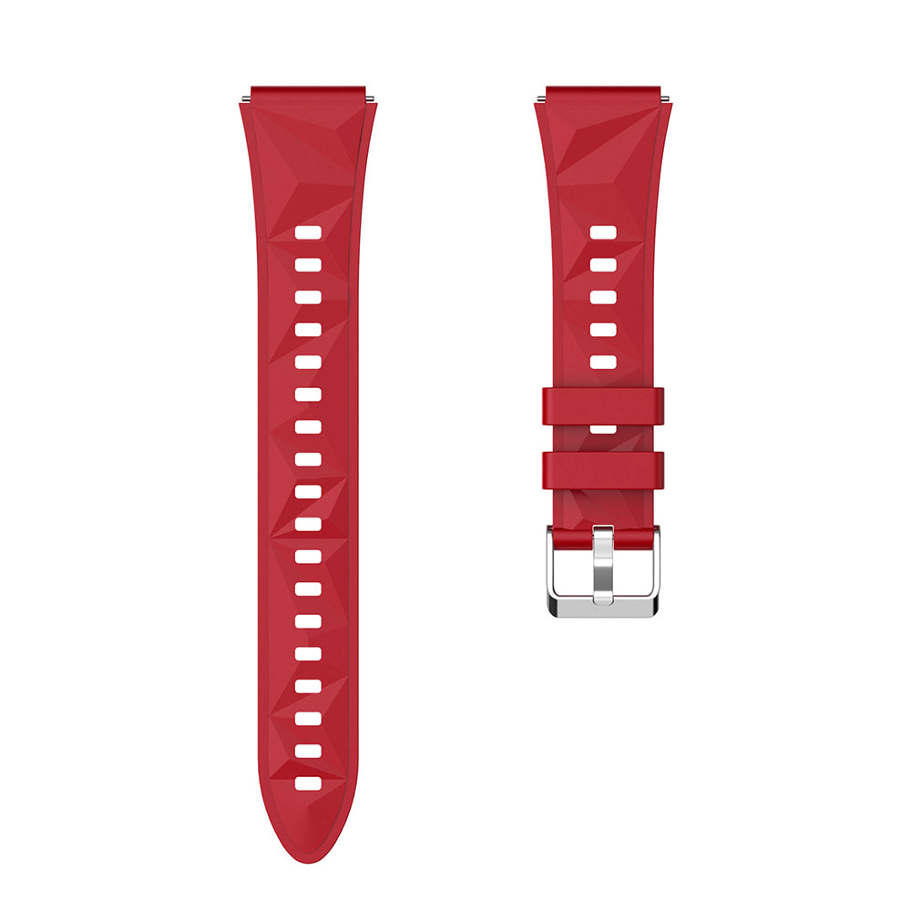 Huawei Watch GT5 Pro 42mm Zore KRD-129 Silikon Kordon Strap Kayış Yeşil