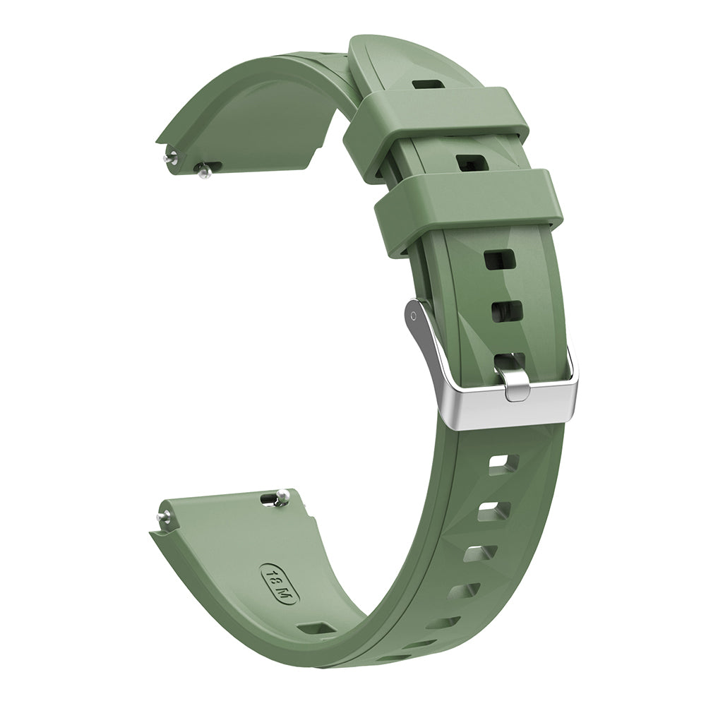Huawei Watch GT5 Pro 42mm Zore KRD-129 Silikon Kordon Strap Kayış Beyaz