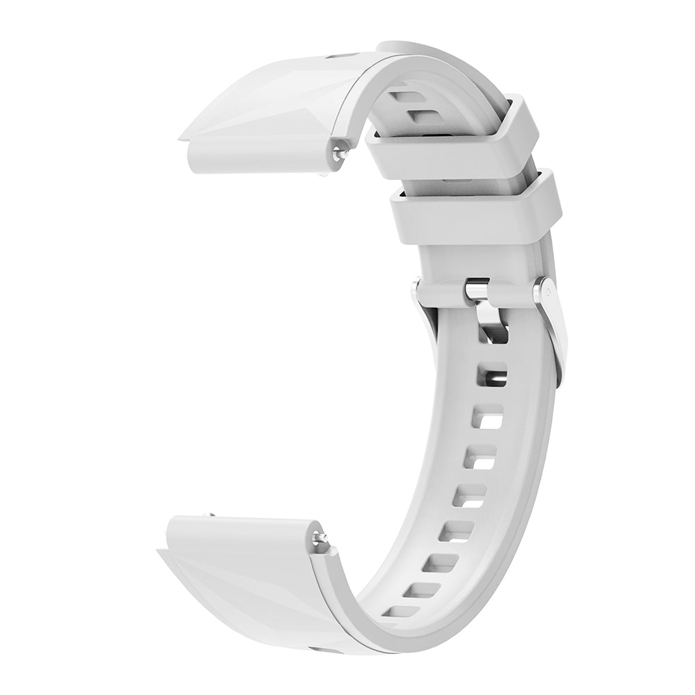 Huawei Watch GT5 Pro 42mm Zore KRD-129 Silikon Kordon Strap Kayış Buz Mavisi