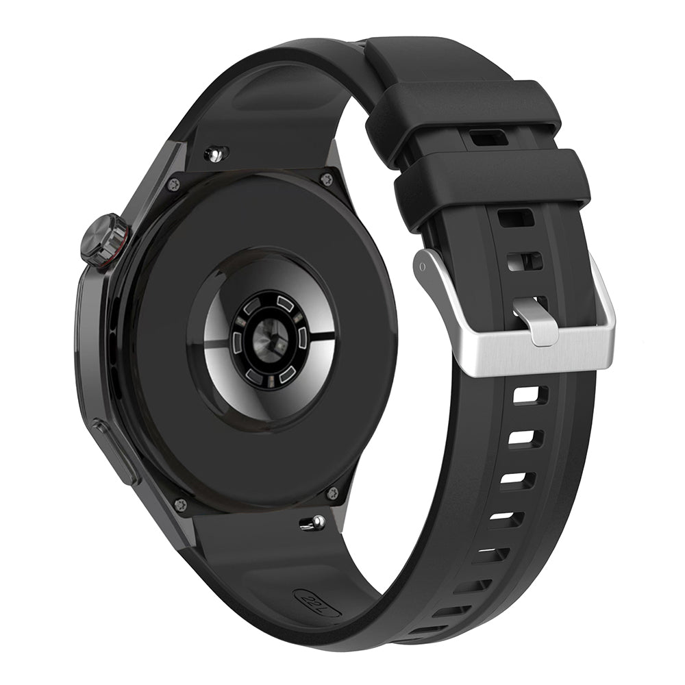 Huawei Watch GT5 Pro 46mm Zore KRD-130 Silikon Kordon Strap Kayış Siyah