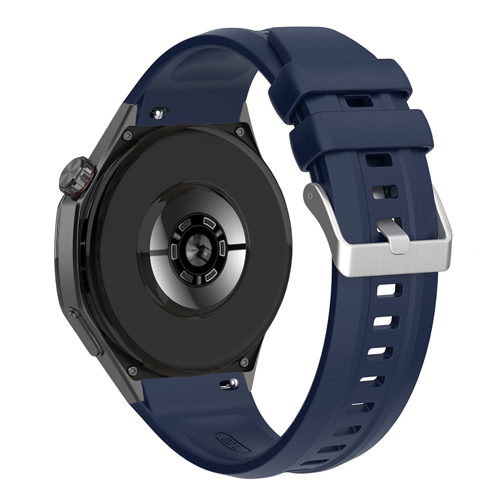 Huawei Watch GT5 Pro 46mm Zore KRD-130 Silikon Kordon Strap Kayış Gri