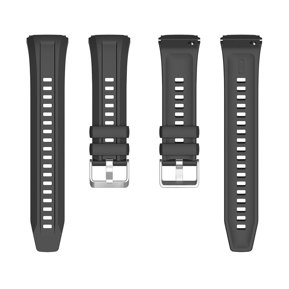 Huawei Watch GT5 Pro 46mm Zore KRD-130 Silikon Kordon Strap Kayış Buz Mavisi