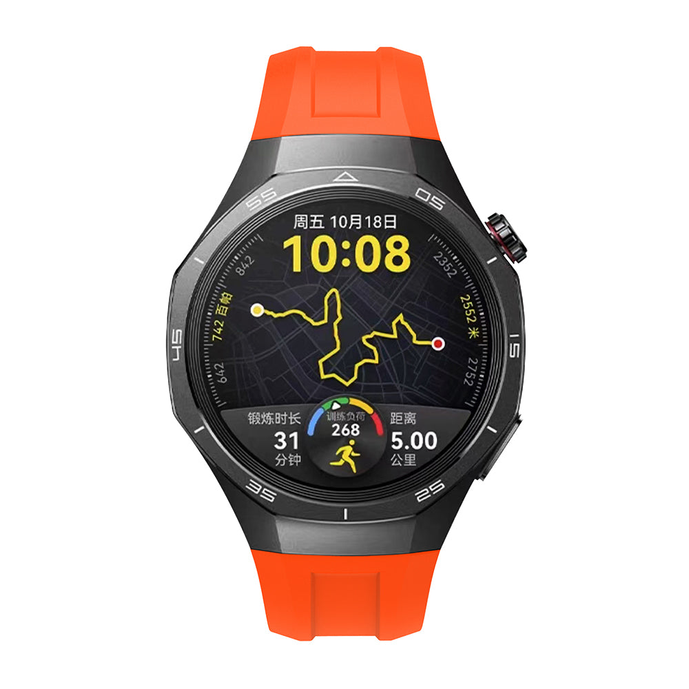 Huawei Watch GT5 Pro 46mm Zore KRD-130 Silikon Kordon Strap Kayış Gri