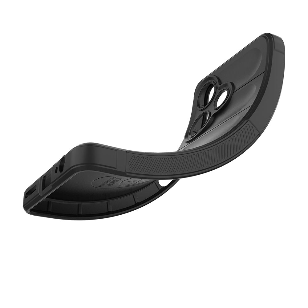 İnfinix Hot 30 Kılıf Esnek TPU Oyuklu Arka Yüzey Tasarımlı Zore Etnik Silikon Kapak Lacivert