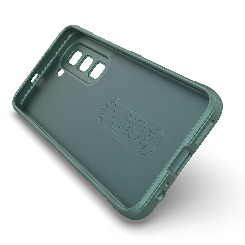 İnfinix Hot 50 4G Kılıf Esnek TPU Oyuklu Arka Yüzey Tasarımlı Zore Etnik Silikon Kapak Lacivert