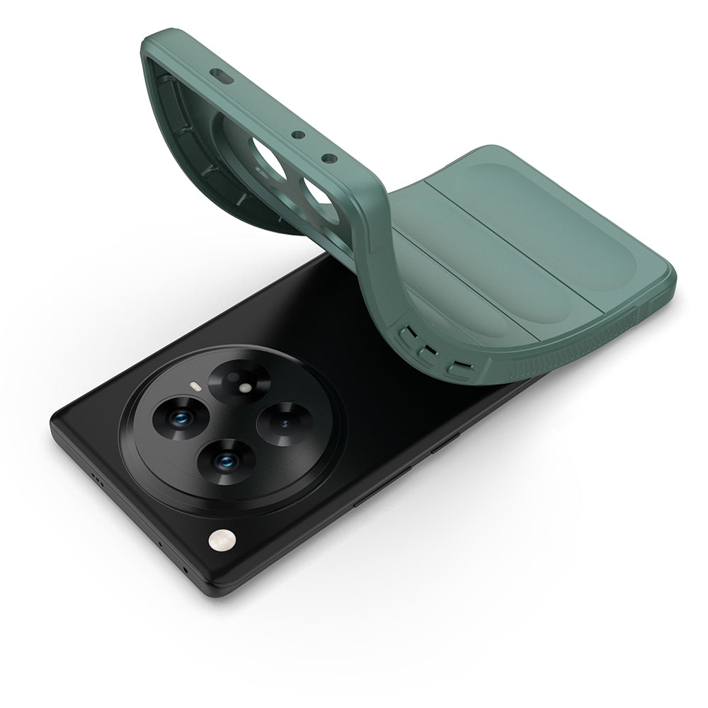 İnfinix Zero 40 5G Kılıf Esnek TPU Oyuklu Arka Yüzey Tasarımlı Zore Etnik Silikon Kapak Lacivert