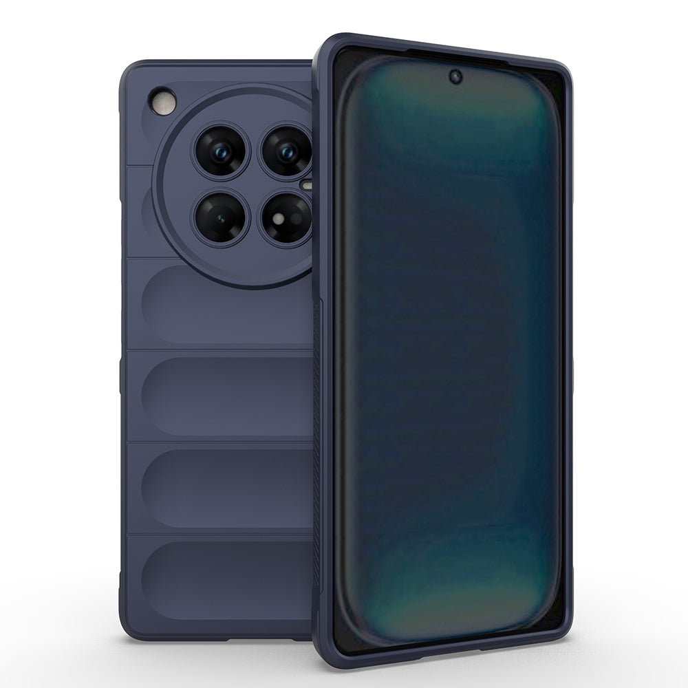 İnfinix Zero 40 5G Kılıf Esnek TPU Oyuklu Arka Yüzey Tasarımlı Zore Etnik Silikon Kapak Koyu Yeşil