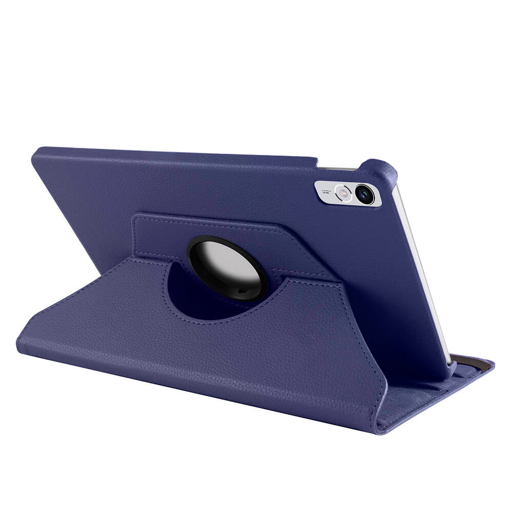 Lenovo Tab P11 11.5 (2.Nesil) TB350UF Zore Dönebilen Standlı Kılıf Pembe Koyu