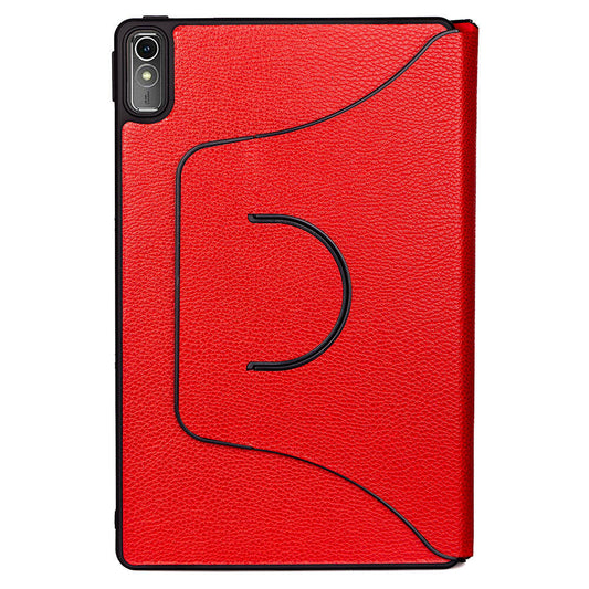 Lenovo Tab P11 11.5" (2.Nesil) Zore Fest Dönebilen Standlı Kılıf Kırmızı