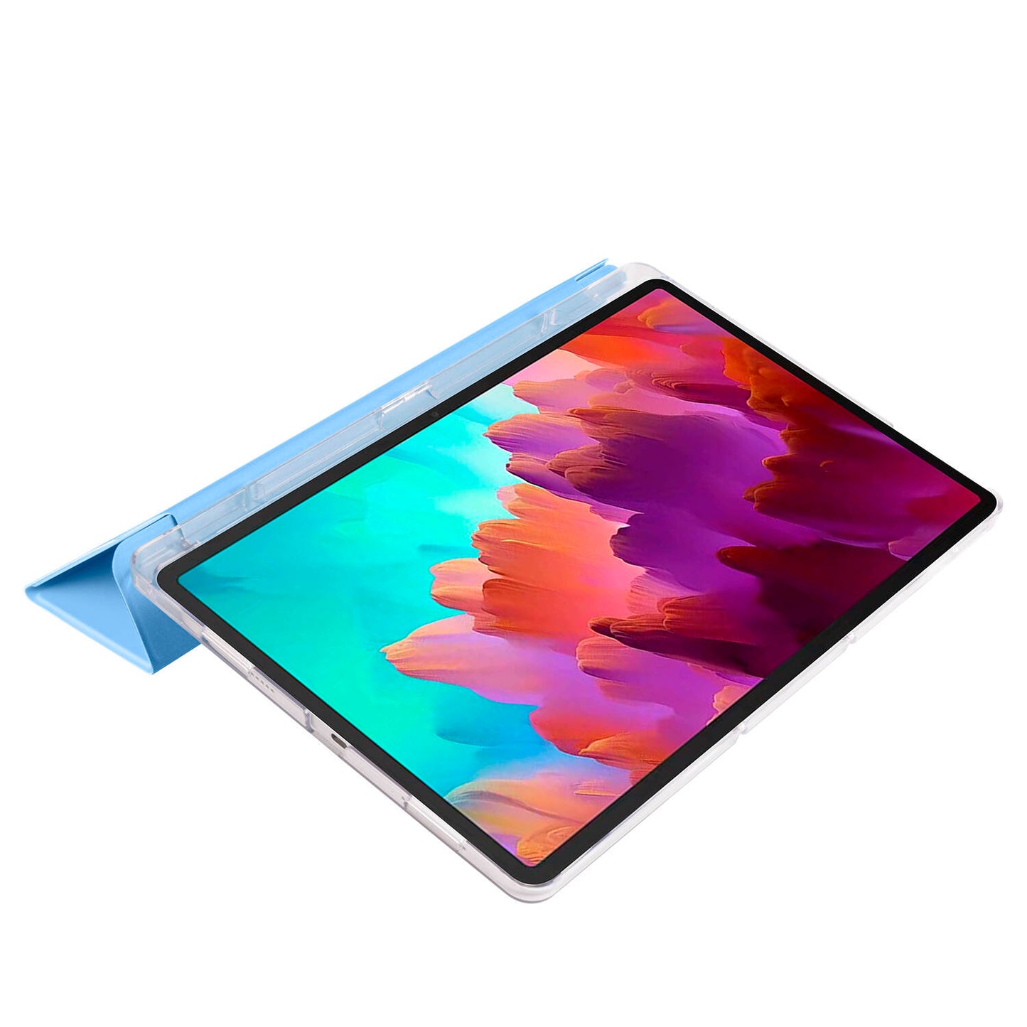 Lenovo Tab P12 Zore Smart Cover Standlı 1-1 Kılıf Pembe