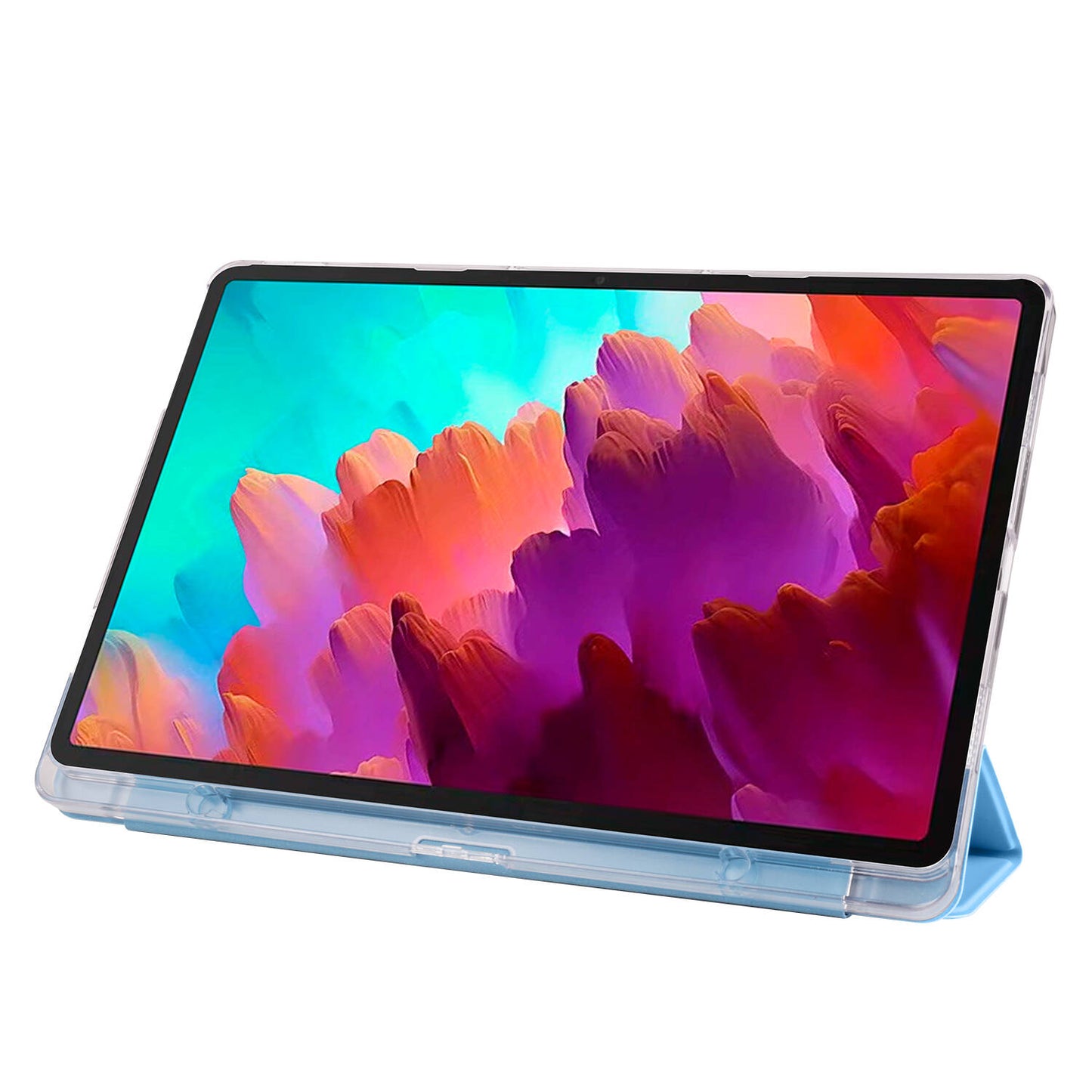 Lenovo Tab P12 Zore Smart Cover Standlı 1-1 Kılıf Pembe