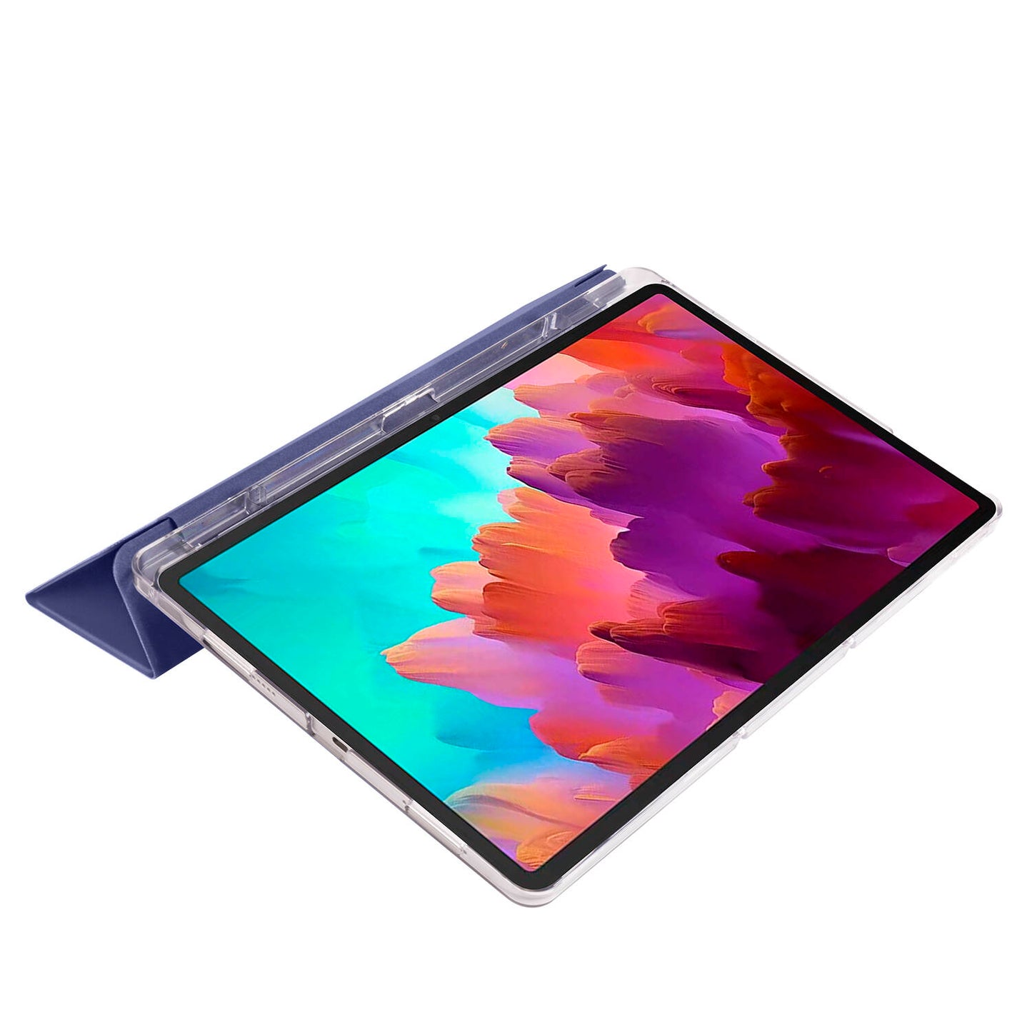 Lenovo Tab P12 Zore Smart Cover Standlı 1-1 Kılıf Lacivert